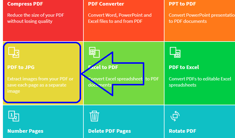 Преобразование PDF в JPG